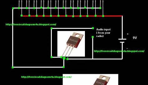 sound to light circuit diagram