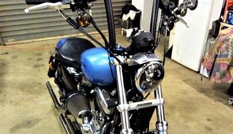 Harley Sportster Ape Hanger Handlebars in 2021 | Ape hanger handlebars
