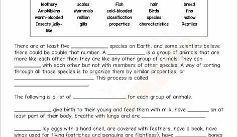 Science Worksheets For Grade 7