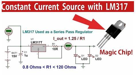 adjustable constant current source schematic