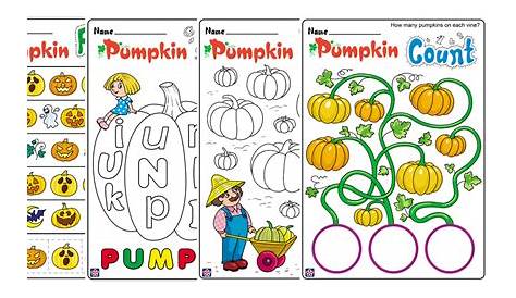 missing worksheet pumpkin for kindergarten