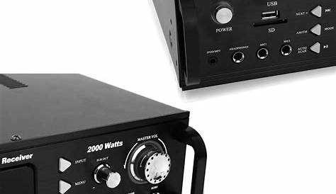 pyle p2203abtu amplifier user manual