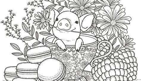 Adorable Little Pig coloring page | Free Printable Coloring Pages