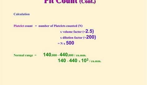 PPT - RBC Count, Hb, Hct, Blood Indices WBC Count & Plt Count