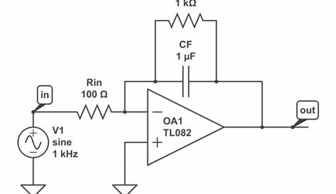 Active Low Pass Filter - CircuitLab