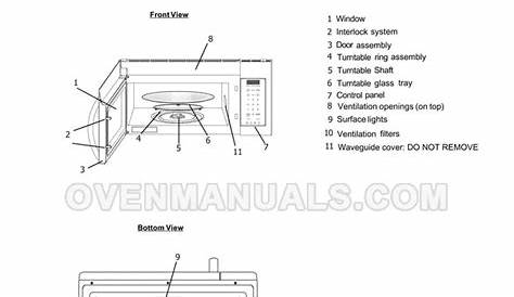 Frigidaire LFMV1846VF Microwave Oven Owner's Manual