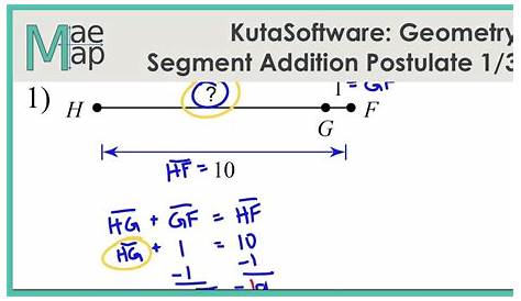 segment addition postulate in geometry