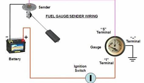 gas tank sending unit wiring diagram