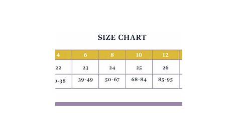 fruit of the loom youth size chart