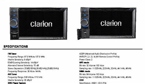CLARION NX501 Service Manual download, schematics, eeprom, repair info