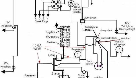 ford tractor battery wiring diagram