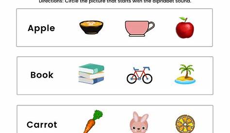 Phonic Sounds Worksheets for Kids - Kidpid