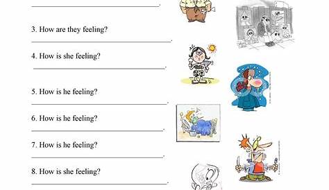 Feelings and Emotions worksheet | Sentimentos e emoções, Atividades de