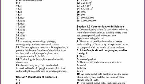 introduction to earth science worksheets
