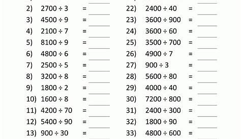 Printable Multiplication And Division Table | Printable Multiplication