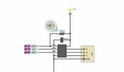 Wiring a Digital Potentiometer with MCP4161 | 14core.com