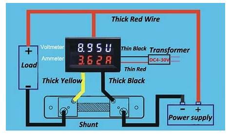 wiring diagram for 12 volt amp meter