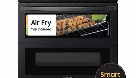 Samsung Black stainless steel Double Oven Electric Ranges at Lowes.com