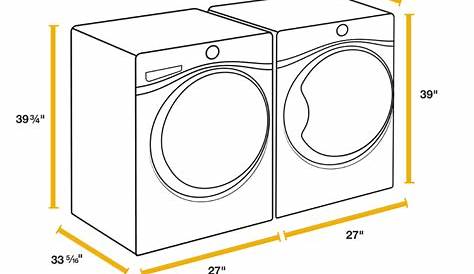 The Perfect Fit: Determining the size | Washer and dryer, Washer