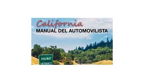 manual del automovilista de california 2023
