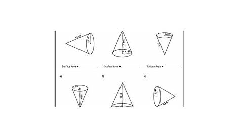 Cone Surface Area Formula