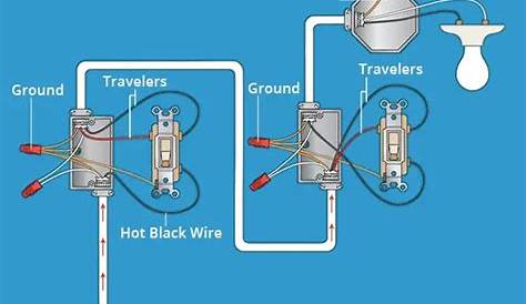 How To Wire A 3 Way Switch Diagram : 3 Way Switch Wiring Diagrams With