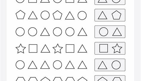 geometric shape patterns worksheet