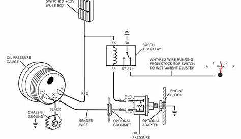 wiring diagram for oil pressure switch