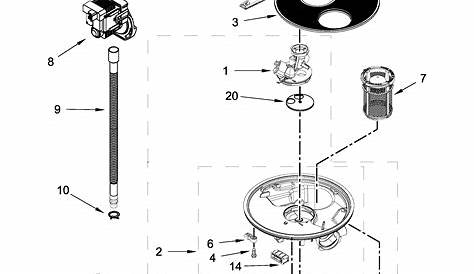 Whirlpool model WDT730PAHV0 dishwasher genuine parts