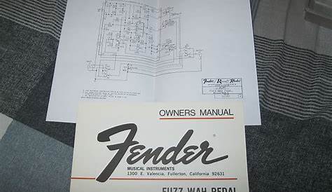fender fuzz wah schematic