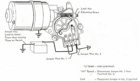 gm wiper motor wiring diagram