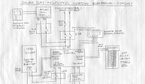 gas geyser ignition circuit diagram