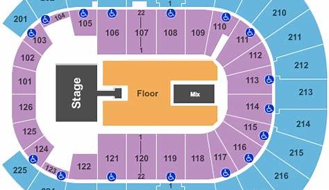 simmons bank arena seating chart