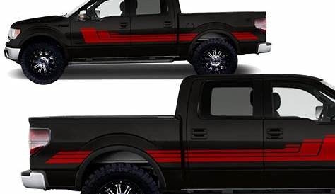 2014 Ford F150 Custom Vinyl Striping Pictures