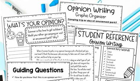 Opinion Writing FREE Activities 3rd, 4th Grade | Opinion writing mentor