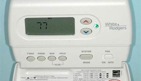white rogers thermostat manual