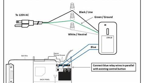 garage door opener remote circuit diagram