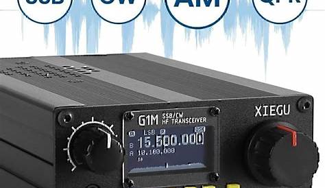G1M HF 4-Band SDR Transceiver | Portable QRP 5W 0.5-30MHz | SSB CW AM