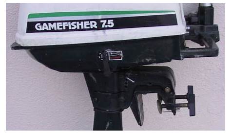 gamefisher 7.5 outboard motor for sale