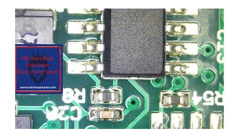 H&S mini Maxx Auto tuner Black screen repair - Mini maxx tuner