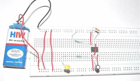 555 timer flashing led circuit schematic