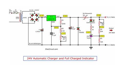 LM317 Lead acid battery charger | ElecCircuit.com