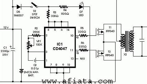 cd4047 circuit diagram