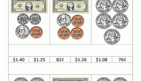 Count The Coins To $2 2Nd Grade Worksheets Printable - Math Worksheets