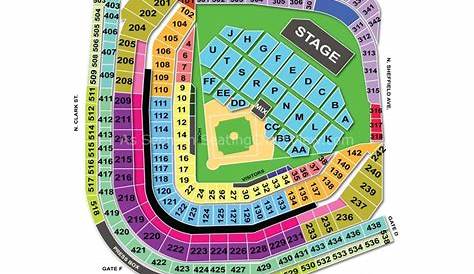 wrigley concert seating chart