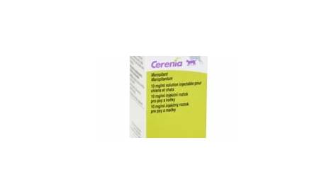 Med'Vet - Médicament CERENIA® 10 mg/mL Solution injectable pour chiens