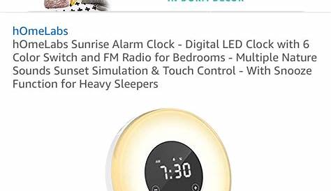 Pin by Lacie Purser Trout on Amazon | Sunrise alarm clock, Color switch