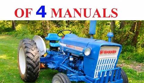 ford 3000 tractor parts manual pdf