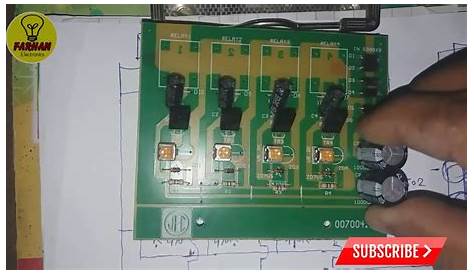 4 relay stabilizer circuit diagram and complete information in Urdu