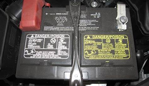 toyota camry battery light on and off
